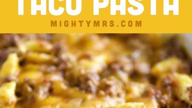 Taco pasta recipe