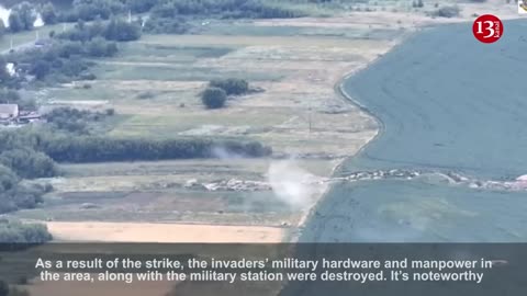 Russian army station in Kursk region comes under missile attack