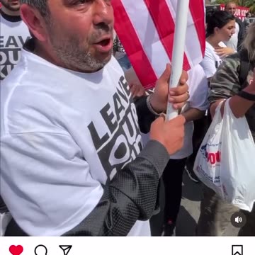 Anti and pro gay protest at an elementary school in California