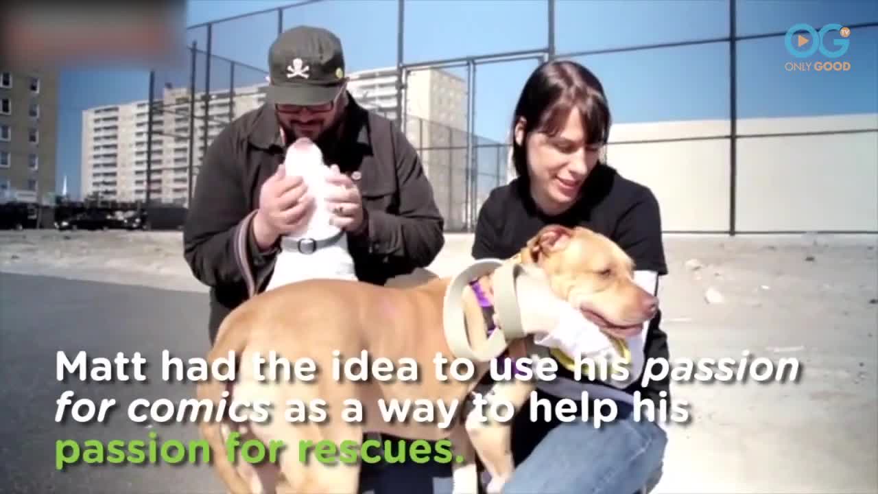 Comic Book Creator Draws Animal Rescue Superhero