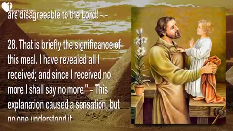 Familial Kitchen Scene with little Jesus & Meaning of the Dishes ❤️ Gospel of James Jakob Lorber