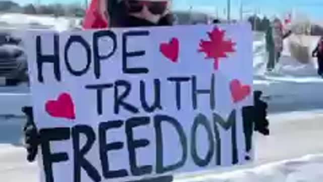 Freedom Convoy Arrives in Ottawa