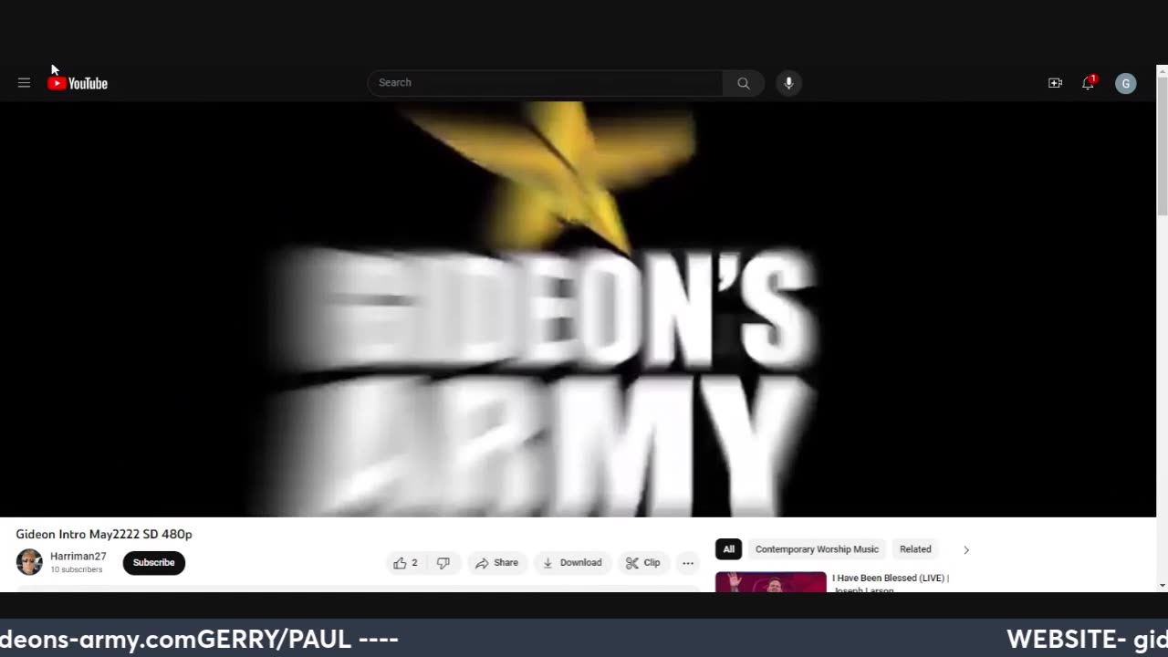 GIDEONS ARMY 11/24/23 @ 930 AM EST