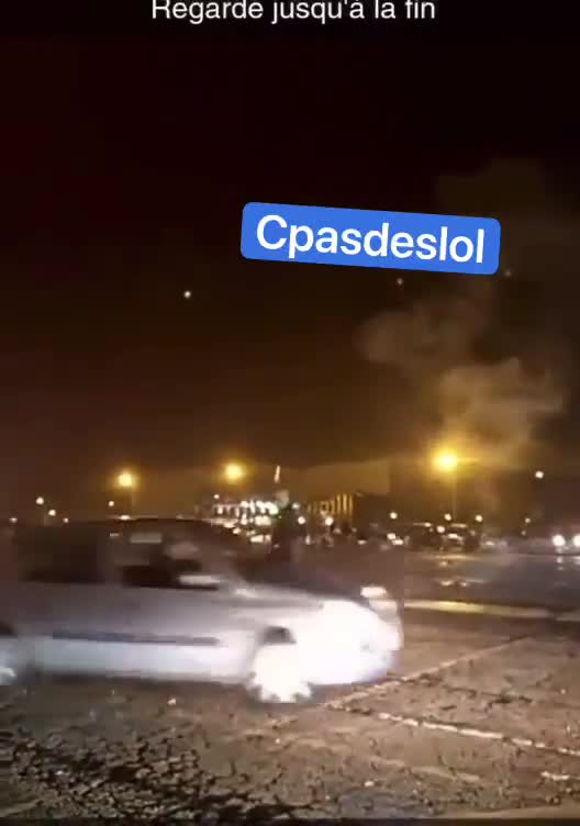 Another hit by a car, this time in Paris as he set off fireworks