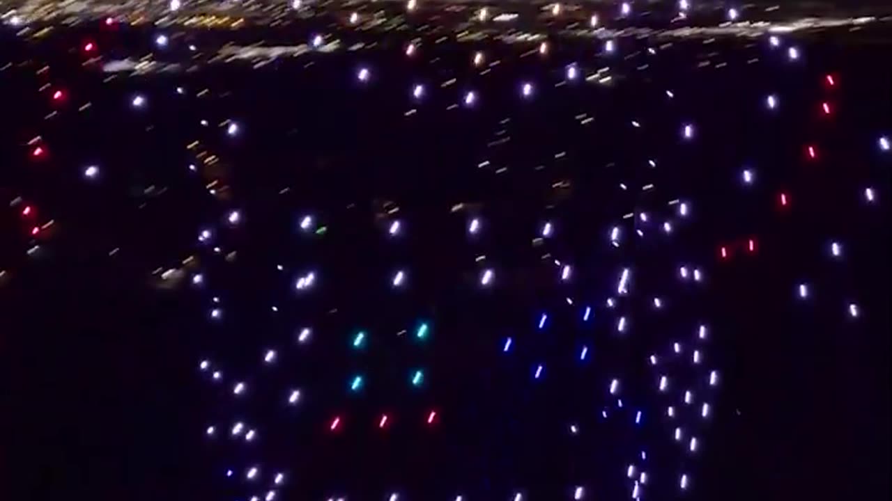 this is amazing drones festival make 1000 drones whatever he wants