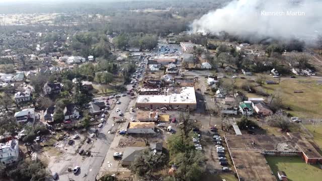 A deadly tornado outbreak has devastated parts of the South