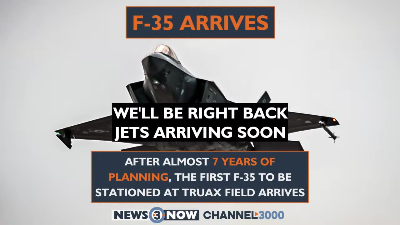 LIVE_ First F-35 to be stationed at Truax Field arrives