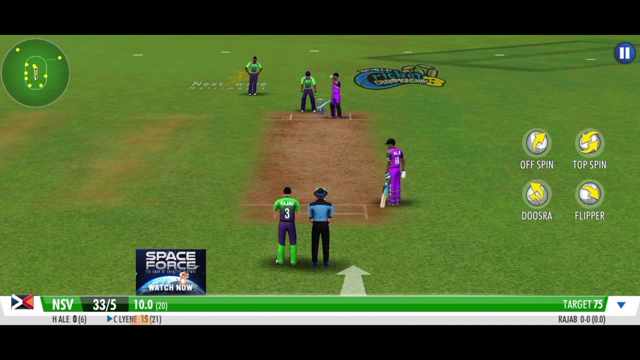 Nail Biting Thriller in CPL Tournament WCC3 game play