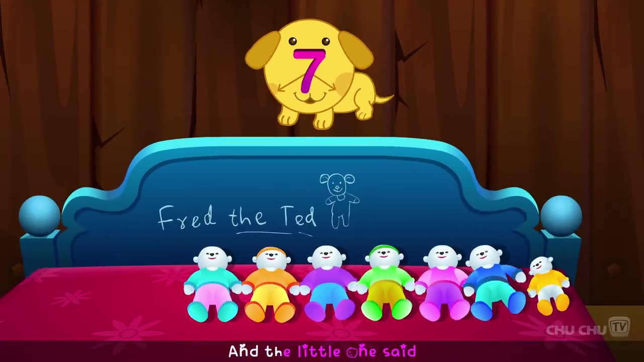 Ten In The Bed Nursery Rhyme With Lyrics