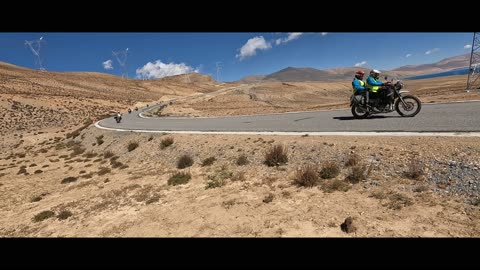 RODE TO EVEREST - DAY 6 - SHORT VERSION. RIDE TO NEW TINGRI. (TIBET)