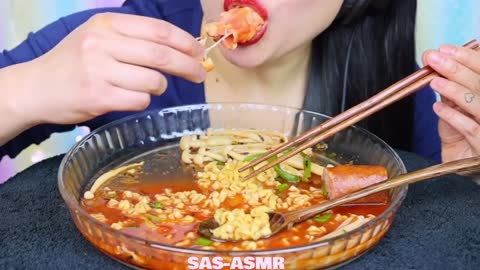 King Crab Noodles ASMR Eating Compilation# Relaxing sounds