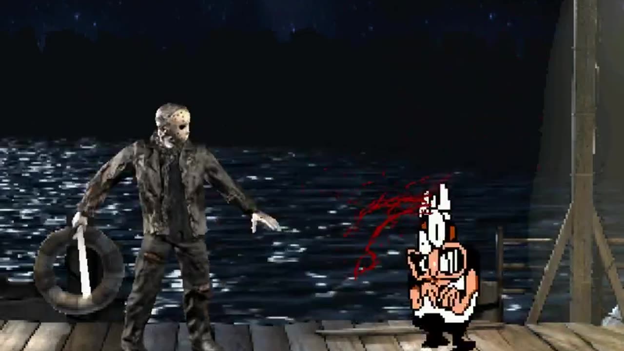 MUGEN - Jason Voorhees vs. Peppino