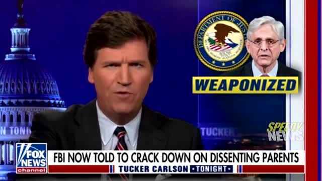 Tucker - Oct 05, 2021 - AG Garland weaponizing DOJ against Parents