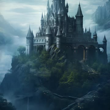 Fantasy Castle | Haunted Castle | Old Castle | Medieval Architecture | AI Art #oldcastle #gothic