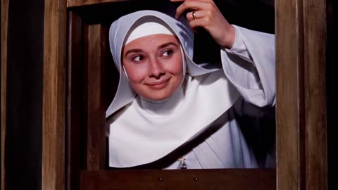 Audrey Hepburn 1959 The Nun's Story scene 2 remastered 4k