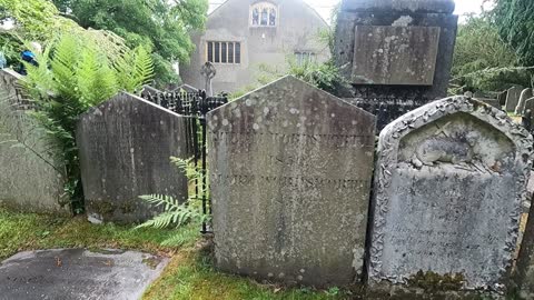 Close up of.wordsworth graves. Grasmere . Lake district. July 2021