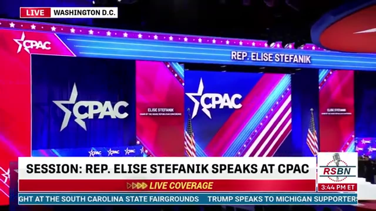 FULL SPEECH: Representative Elise Stefanik Addresses CPAC 2024 in DC - 2/23/24