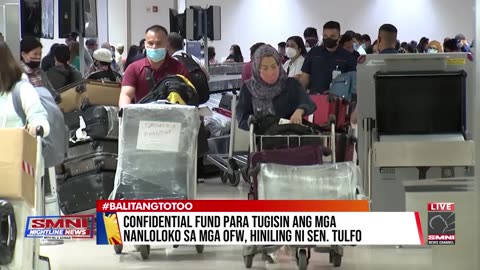 Confidential fund para tugisin ang mga nanloloko sa mga OFW, hiniling ni Sen. Tulfo