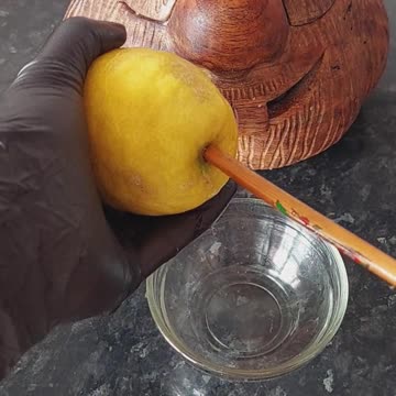 Tap, Roll, Stab, Insert, Twist then Squeeze: Lemon Juice Hack: The Power of chopsticks: #shorts