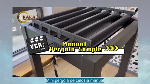 Best Mini manual louver pergola Factory Price -