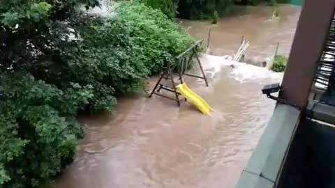Part of Europe has gone under water! Severe flooding in Germany