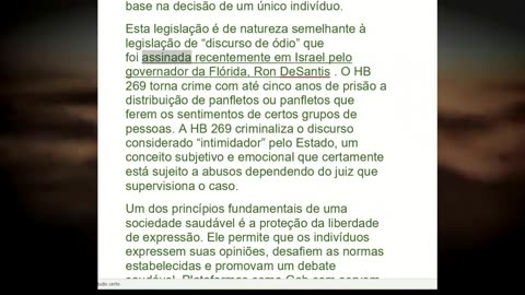 Olha o tamanho do absurdo, Michigan está aprovando leis de "discurso de ódio".