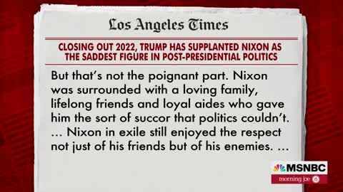 Jonah Goldberg: Trump Takes Over For Nixon As Saddest Figure In Post-Presidential Politics