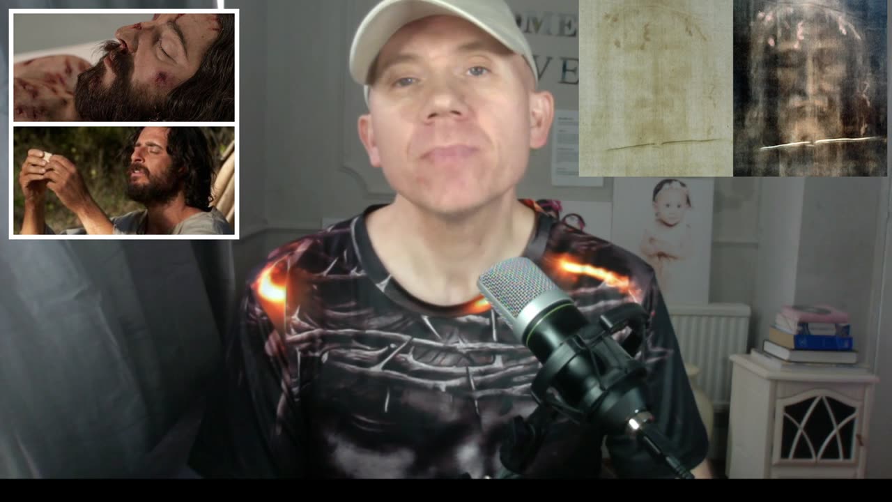 A.I software generates a face from the shroud of TURIN very similar to the face of Jonathan Roumie
