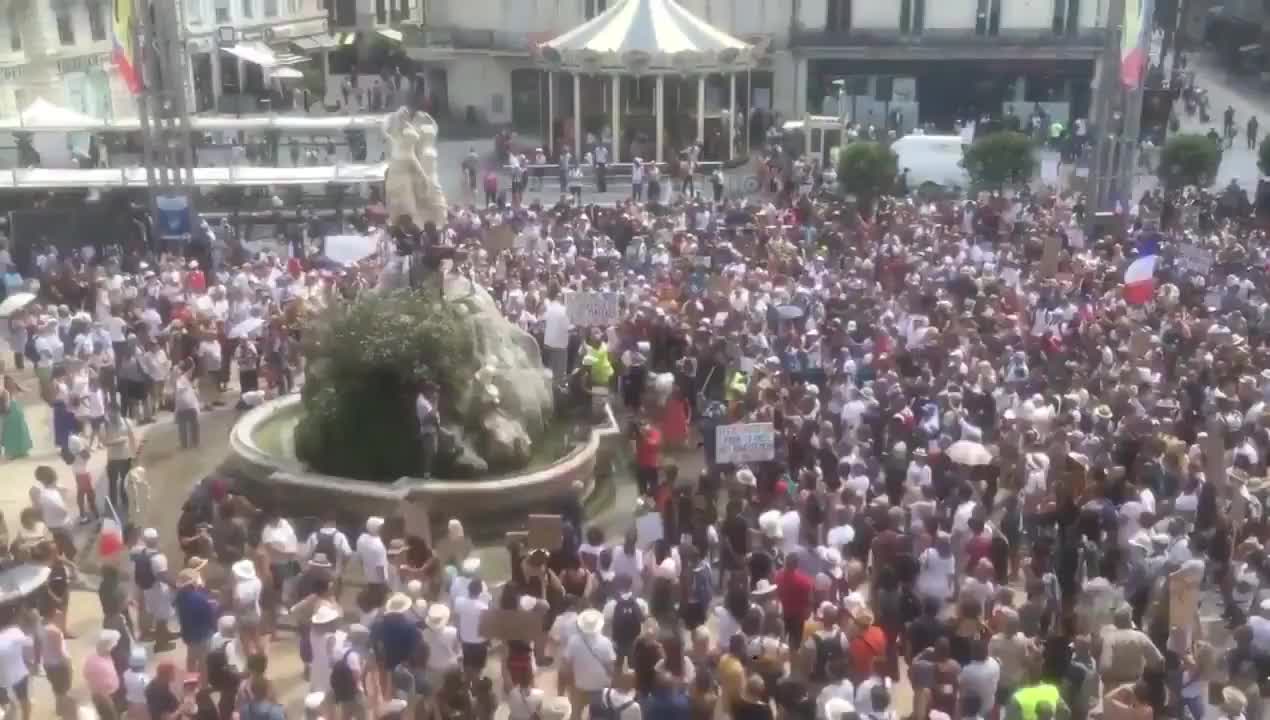 Montpellier, France: No Green Pass, No Mandatory Vaccinations