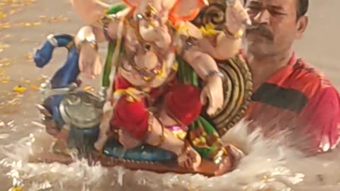 Ganpati Bappa Visarjan. Ganesha