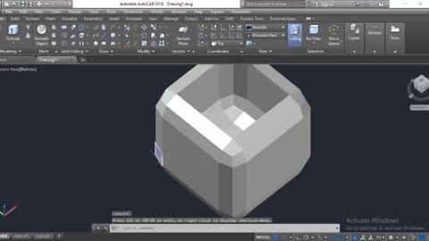 3D Box Smooth Object Drawing on AutoCAD by Masroor Khan For Beginners