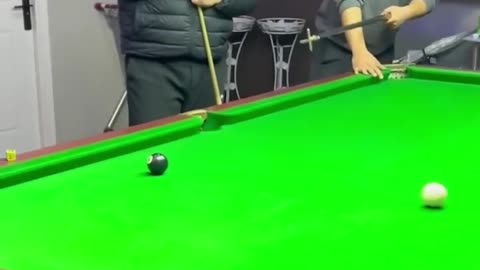 Billard game funny moment