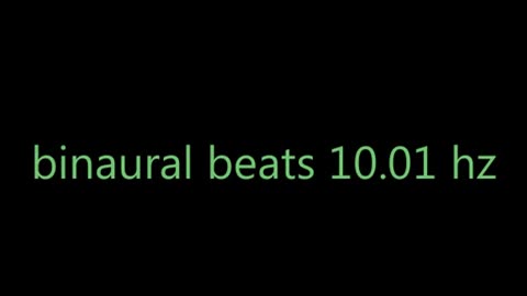 binaural beats 10 01 hz