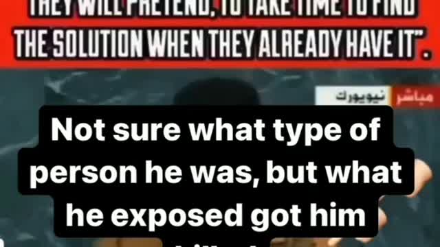 Gadaffi exposes the truth about viruses in The U.N over 10 years ago