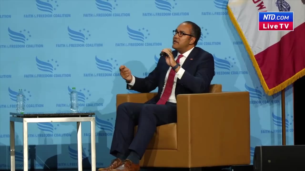 Former Texas Congressman Will Hurd Interview at the 2023 Iowa Faith & Freedom Coalition Town Hall