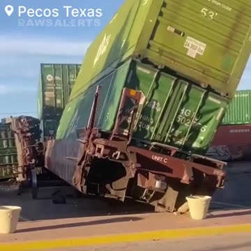 Freight Train Takes Out Semi in Texas