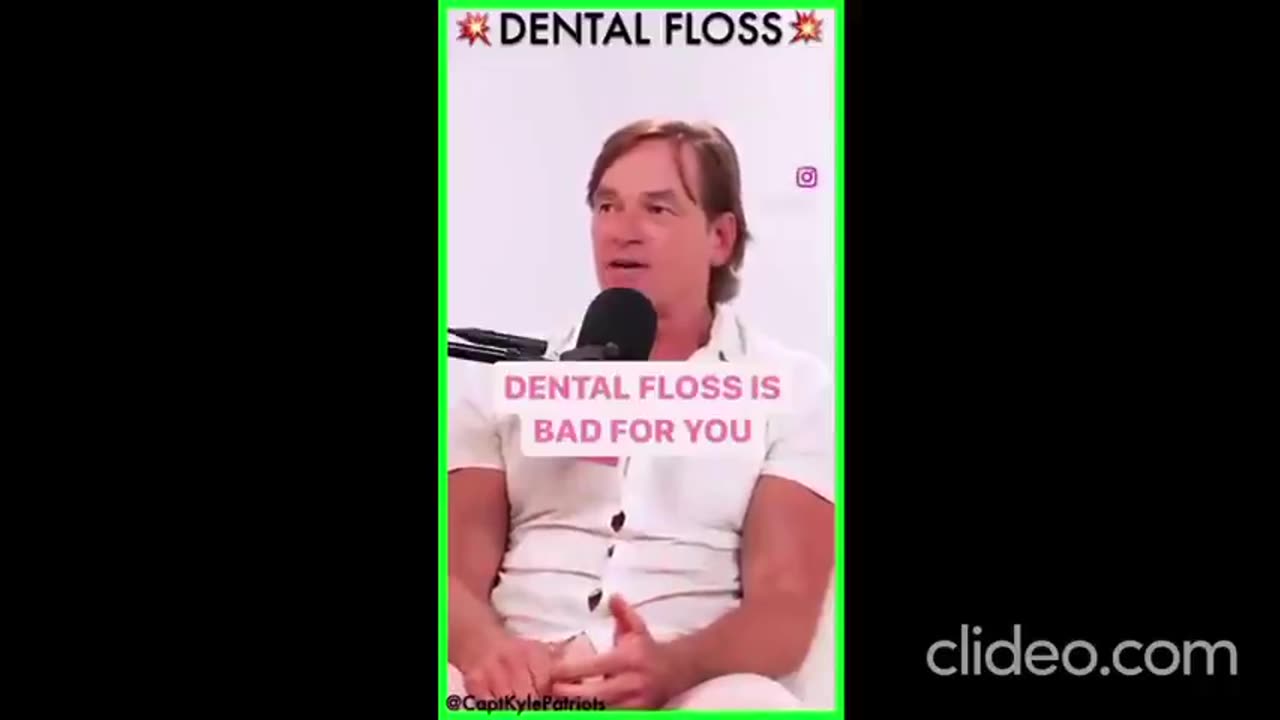 Dental Floss is BAD for You (please read below the video)