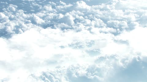 Cumulus Clouds Formation In The Sky