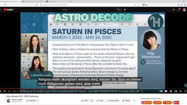 🔎 ASTRO DECODE - Astrologische Vorhersehungen 2023 - TEIL 1 ♒️💫