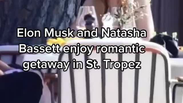 Elon Musk and Natasha Bassett enjoy romantic getaway in St. Tropez