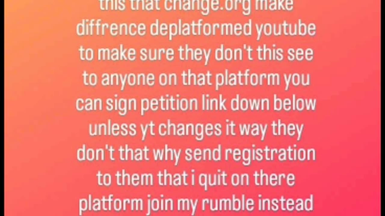 Here i express about youtybe censorship 10/5/23 part4