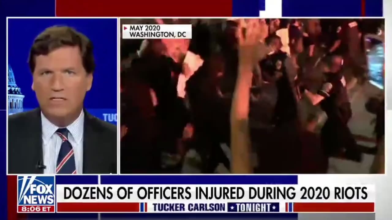 Tucker: More Cops Were Injured By BLM Than There Were Injured By Trump Voters On J6