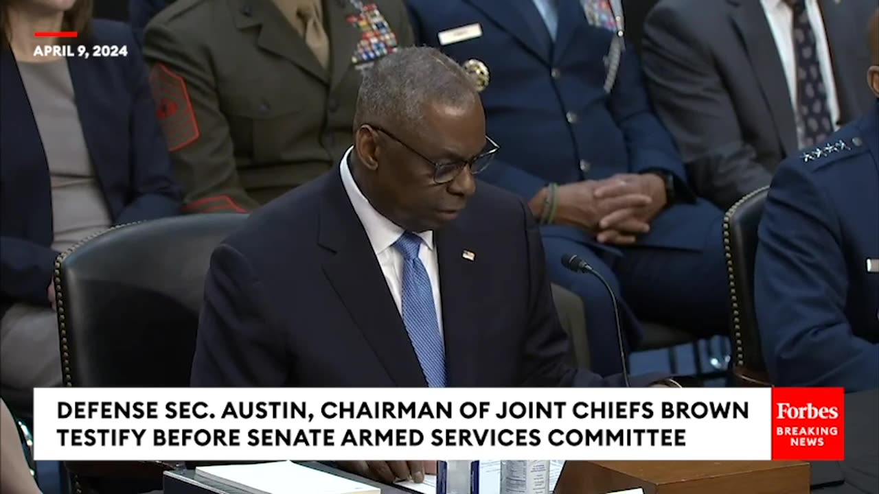 BREAKING NEWS Anti-Israel Protesters Repeatedly Disrupt Testimony Of Lloyd Austin At Senate Hearing