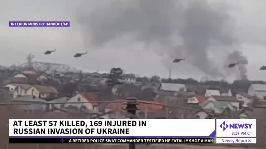 Ukraine's Health Minister: At Least 57 Ukrainians Killed,169 Injured