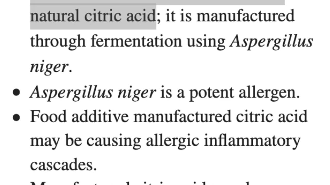 Citric Acid