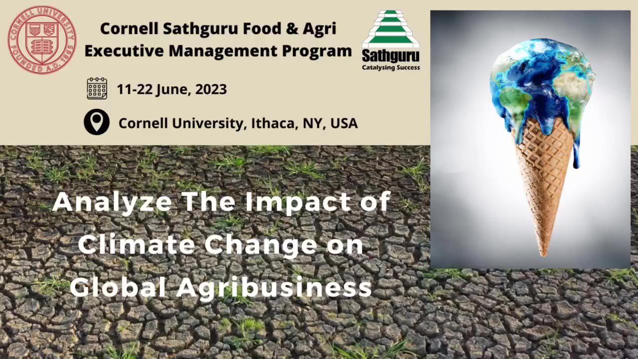 Cornell Sathguru Food and Agri Executive Management Program