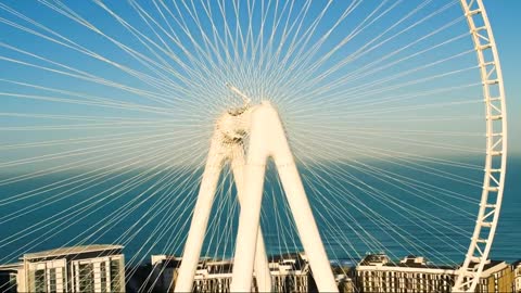 A ferris wheel like sunshine