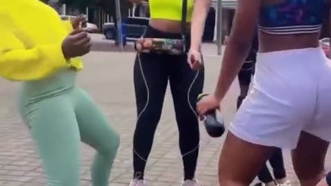 When we done training we jamming.