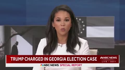 Trump Charged In Georgia Election Case.