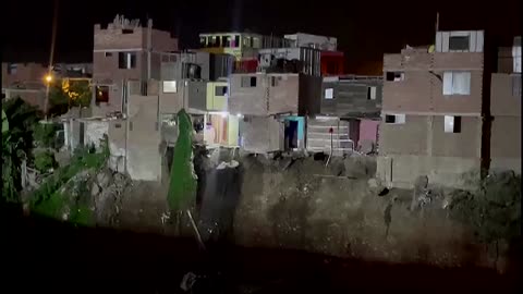 Rescuer hit by freezer during search in Peru